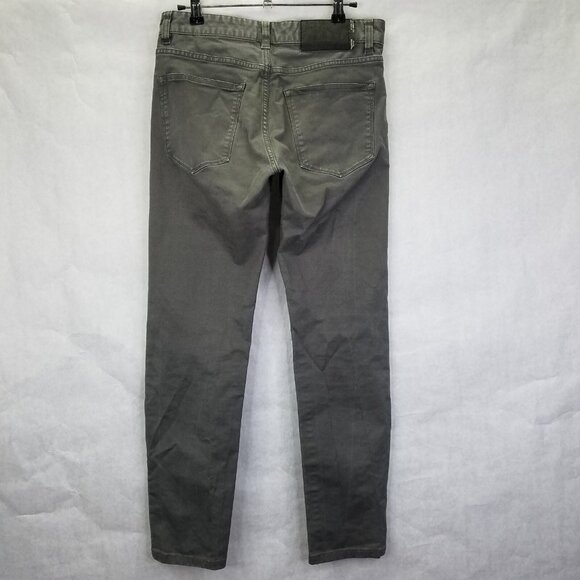 Buck Mason Jeans Maverick Slim Mens Sz 29 12oz Harbor Twill Grey Button Fly Flaw - Picture 8 of 16